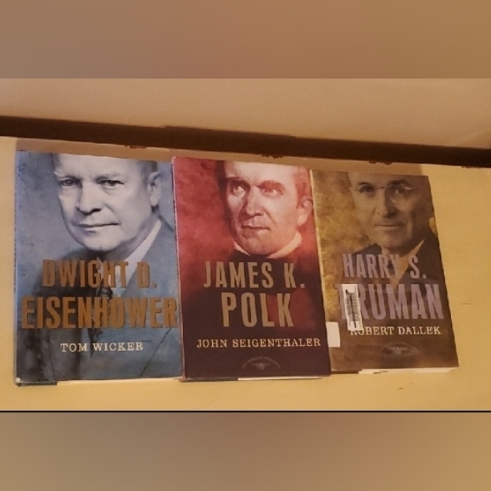 Presidential History Biography Books Of 3 Presidents : Eisenhower Polk Truman - Picture 3 of 15
